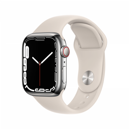 Viedpalīgs Apple Watch Series 7 Stainless Steel 41mm LTE