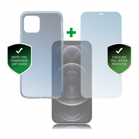 Aksesuārs Aksesuāru komplekts iPhone 12 Pro Max 360 Protection Set 4Smarts