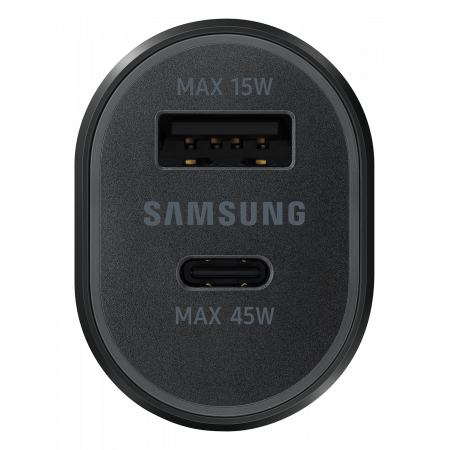 Aksesuārs Auto lādētāja adapteris Samsung Super Fast dual USB-C/USB-A 45W