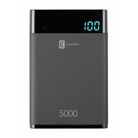 Aksesuārs Extra uzlādes baterija Manta 5000 black Cellularline