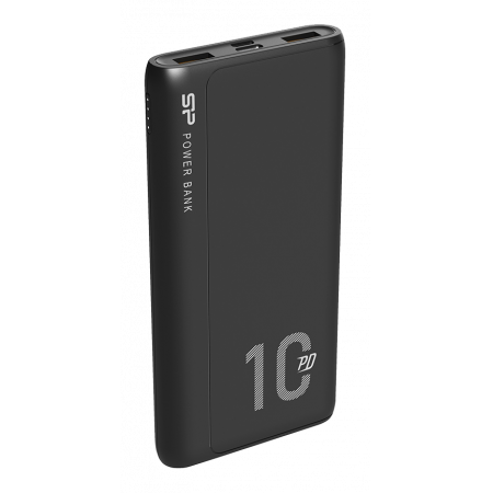 Aksesuārs Extra uzlādes baterija Silicon QP15 10000 mAh black