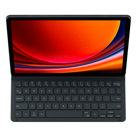 Aksesuārs Klaviatūra Samsung Galaxy Tab S9 / S9FE EF-DX710UBEGWW Book Cover Keyboard Slim Black