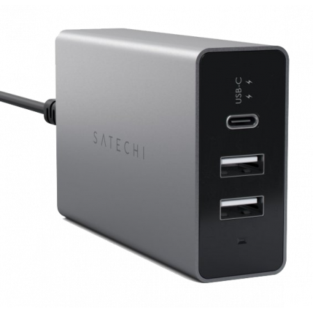 Aksesuārs SATECHI USB-C 40W multiport Space Gray