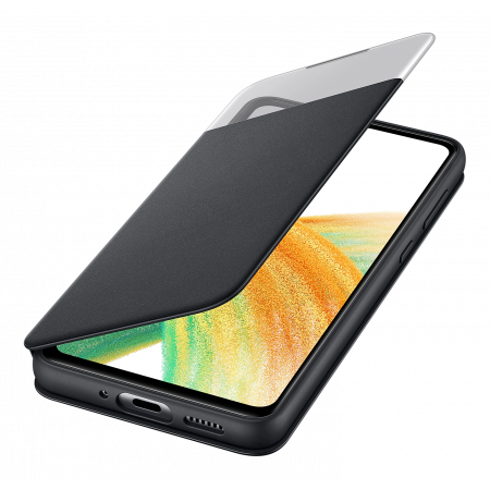 Aksesuārs Samsung Galaxy A33 EF-EA336PBEGEE S View Wallet Cover black