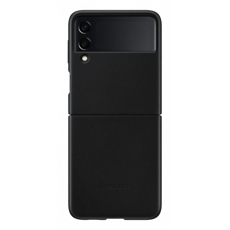 Aksesuārs Samsung Galaxy Z Flip3 EF-VF711LBEGWW Leather Cover black