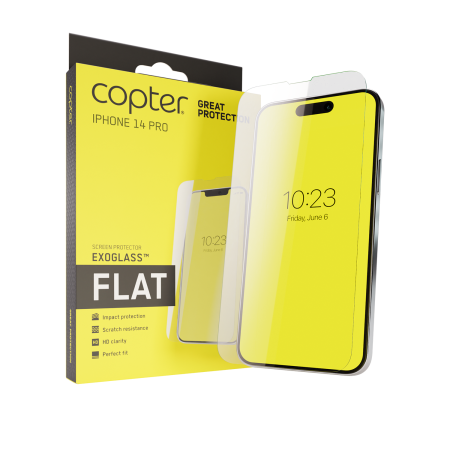 Accessory Second Glass iPhone 14 Pro Copter Exoglass Flat