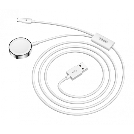 Accessory Tīkla lādētājs Apple Watch Joyroom S-IW002S Magnetic 2in1 White