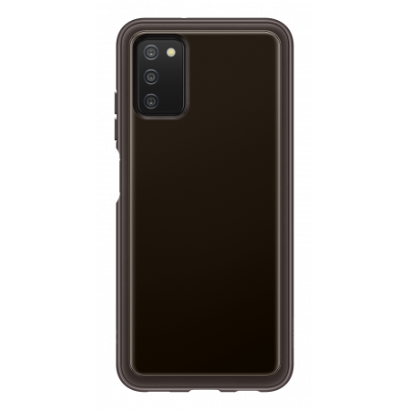 Accessory Vāciņš Samsung Galaxy A03s EF-QA038TBEGEU Soft Clear Cover black
