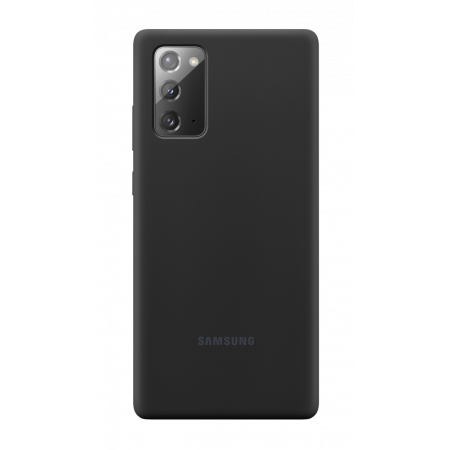Aksesuārs Vāciņš Samsung Galaxy Note 20 EF-PN980TBEGEU Silicone Cover black
