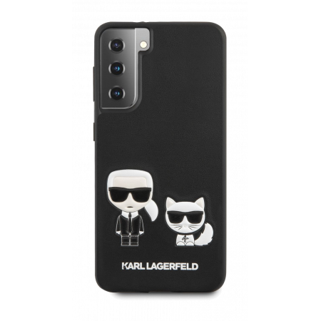 Aksesuārs Vāciņš Samsung Galaxy S21 Karl Lagerfeld Karl &Choupette  KLHCS21SPCUSKCBK