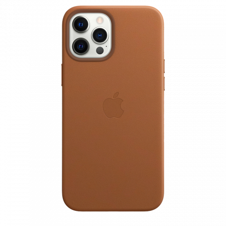Аксессуар iPhone 12 Pro Max Leather Case with MagSafe