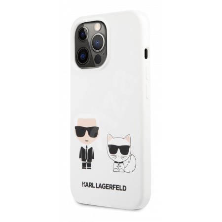 Aksesuārs Vāciņš iPhone 13 Pro Max Karl Lagerfeld and Choupette Liquid Silicone