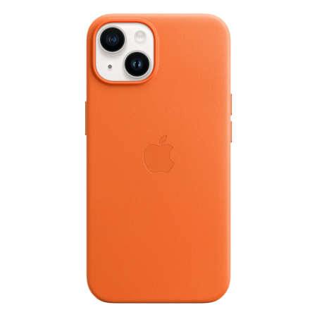 Aksesuārs Vāciņš iPhone 14 Leather Case with MagSafe