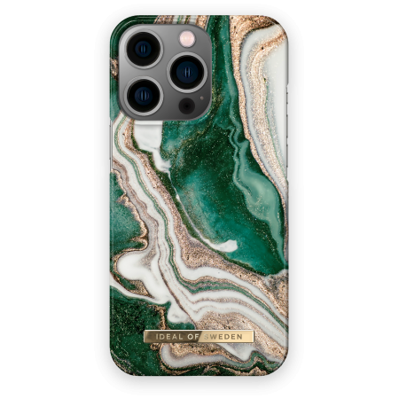 Accessory Vāciņš iPhone 14 Pro iDeal Fashion Case Golden Jade Marble