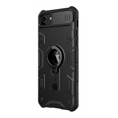 Aksesuārs Vāciņš iPhone SE(2022)/SE(2020)/8/7 Nillkin CamShield Armor Hard Case black