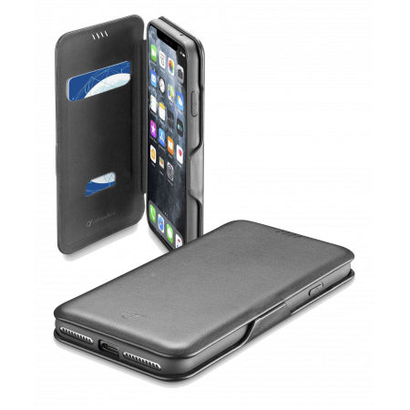 Accessory iPhone 11 Pro Max Book Clutch black Cellularline