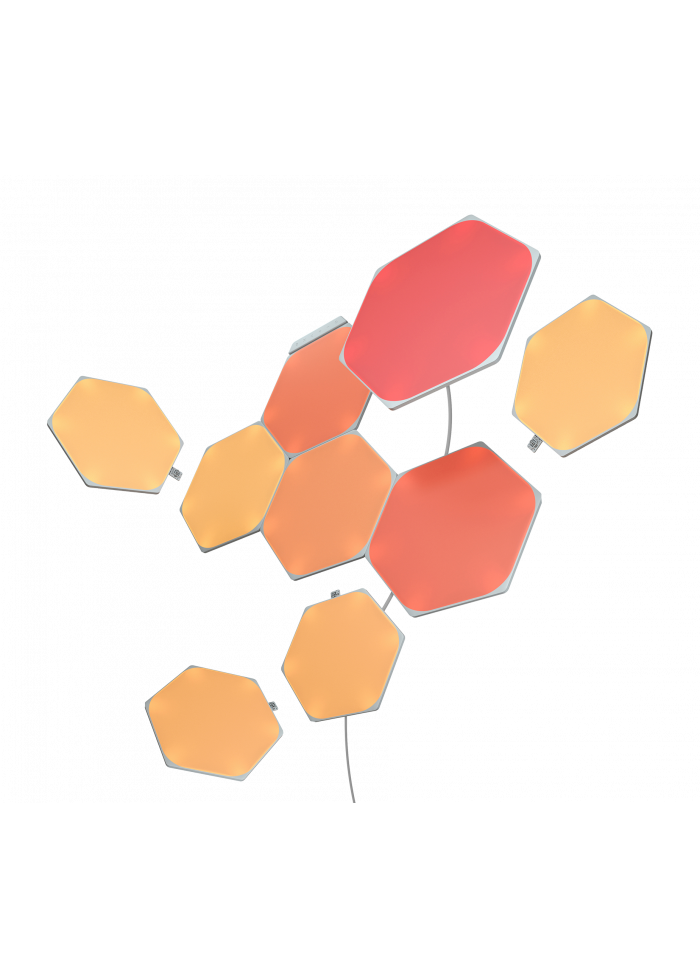 Viedpalīgs Nanoleaf Shapes Hexagons Starter Kit (9 panels)