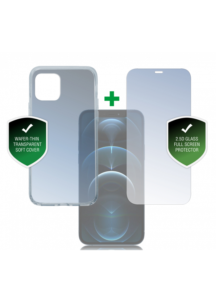 Accessory Aksesuāru komplekts iPhone 12/12 Pro 360 Protection Set 4Smarts