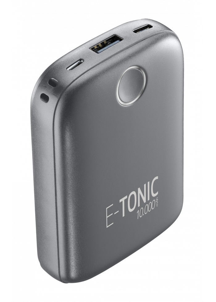 Accessory Extra uzlādes baterija E-Tonic 10000 black Cellularline