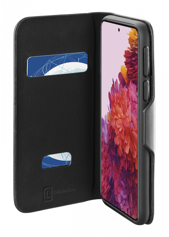 Аксессуар Samsung Galaxy S21 Ultra Book Clutch black Cellularline