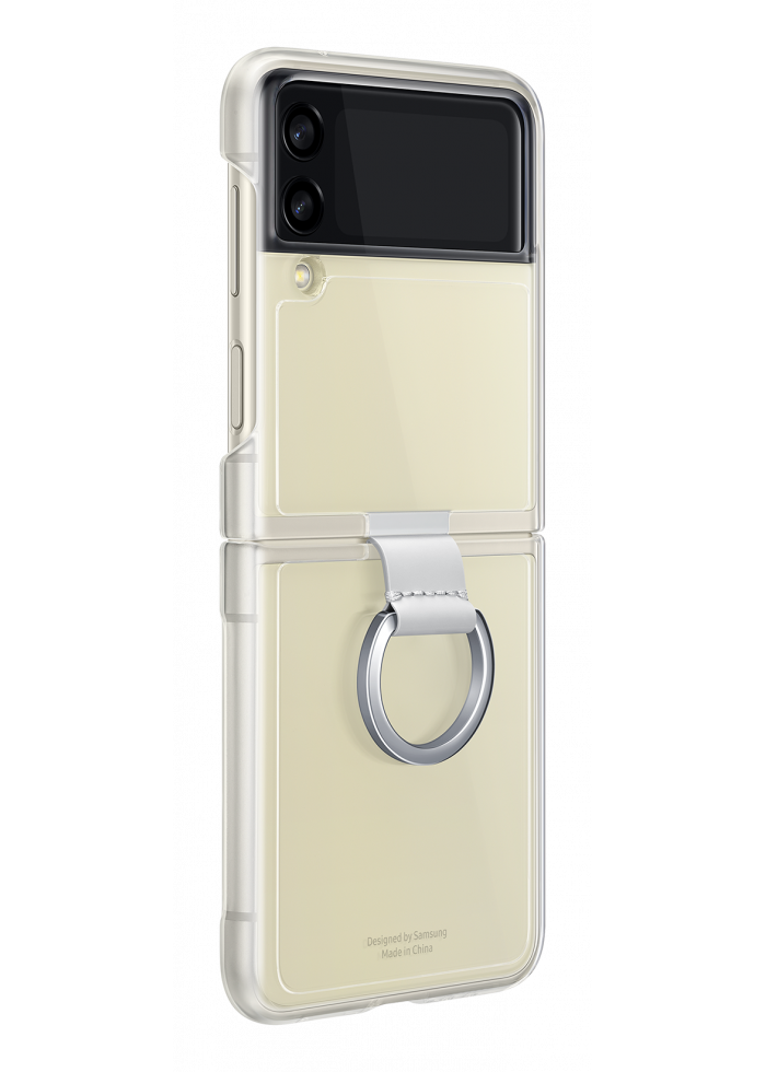 Accessory Samsung Galaxy Flip3 F111 (2021) EF-QF711CTEGWW Clear Cover with Ring