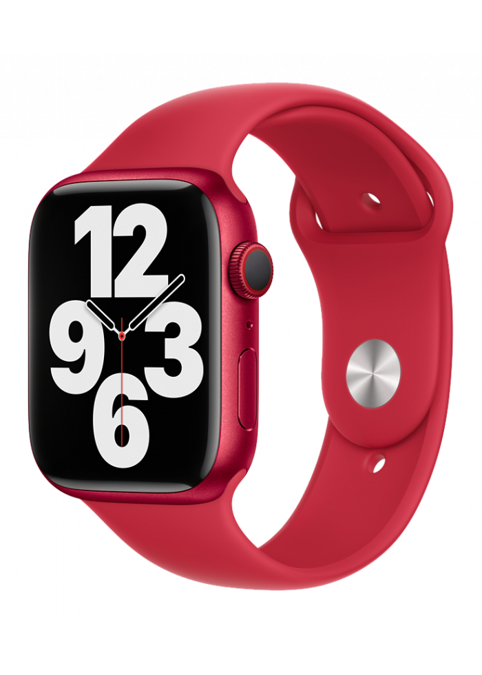 Aksesuārs Siksniņa Apple Watch 45mm (PRODUCT)RED Sport Band Regular MKUV3ZM/A