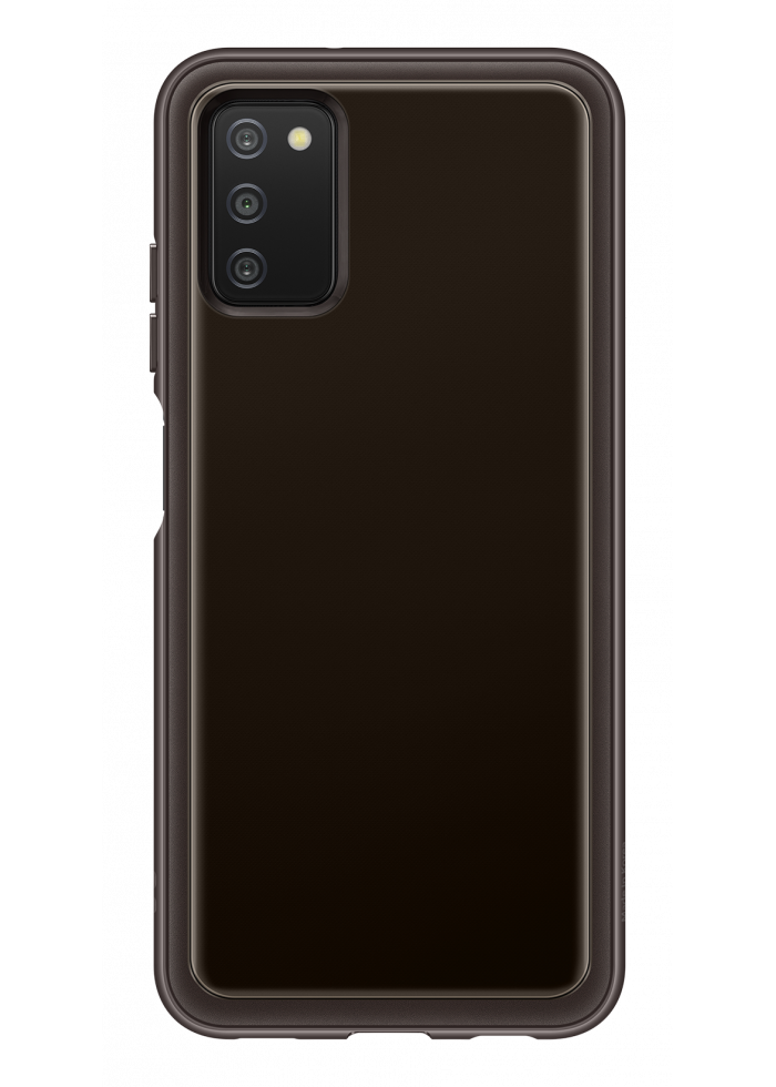 Aksesuārs Vāciņš Samsung Galaxy A03s EF-QA038TBEGEU Soft Clear Cover black