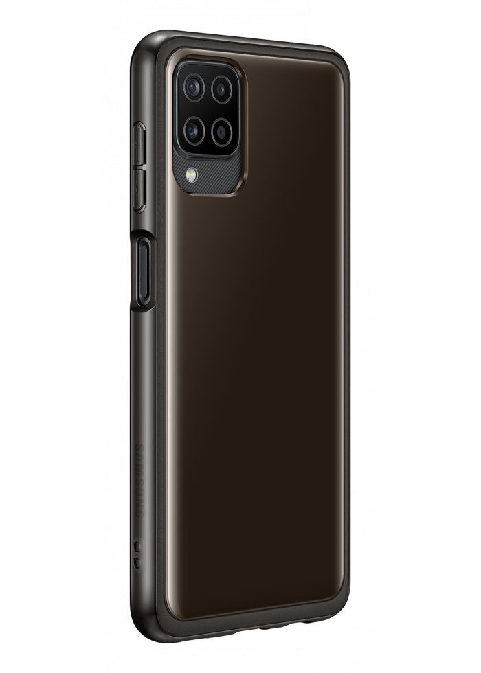 Аксессуар Vāciņš Samsung Galaxy A12 EF-QA125TBEGEU  Soft Clear Cover black