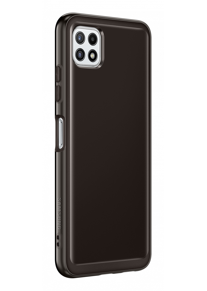Accessory Vāciņš Samsung Galaxy A22 5G EF-QA226TBEGEU Soft Clear Cover black