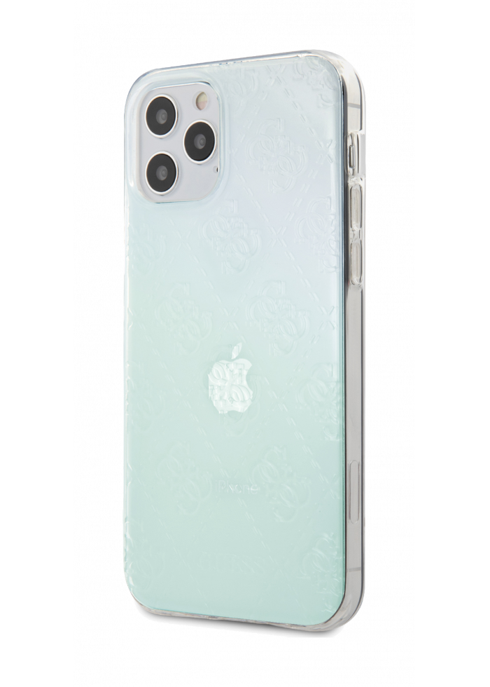Aksesuārs Vāciņš iPhone 12/12 Pro  Guess 3D Raised transparent GUHCP12M3D4GIRBL