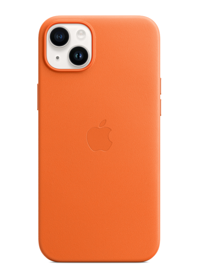 Aksesuārs Vāciņš iPhone 14 Plus Leather Case with MagSafe