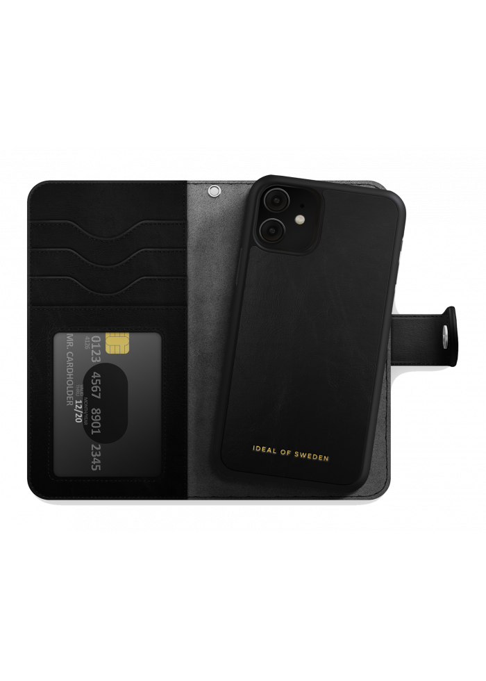 Aksesuārs iPhone 11/XR iDeal  Magnet Wallet+ black